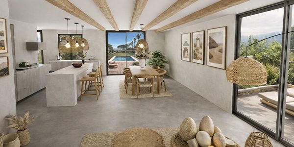Villa contemporaine neuve avec piscine & jacuzzi – Les Salins
